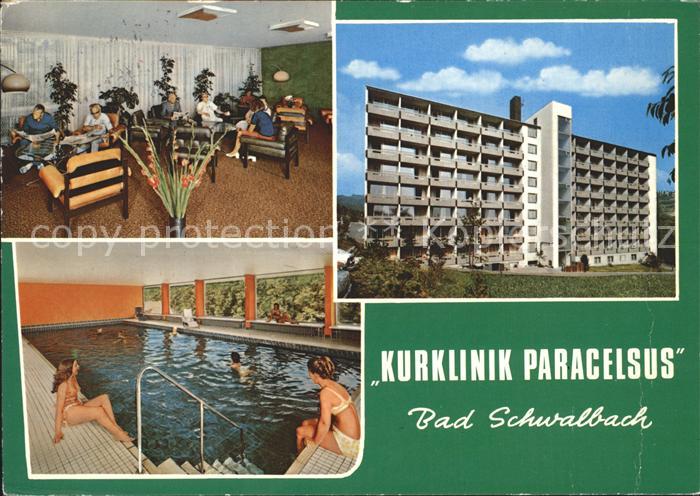 Bad Schwalbach Kurklinik Paracelsus Leseraum Hallenbad