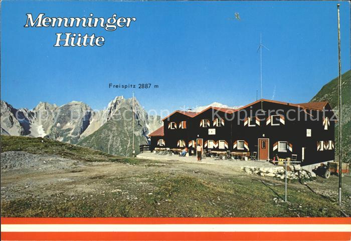 Lechtal Memminger Huette mit Freispitz