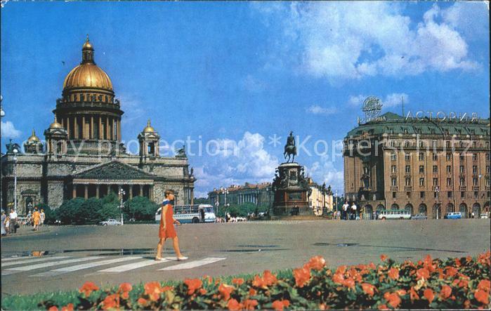 St Petersburg Leningrad St Isaak Platz