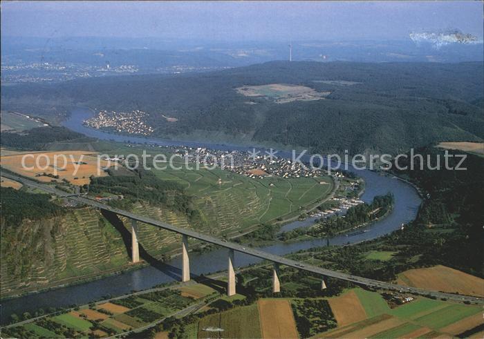 Dieblich Moseltalbruecke Fliegeraufnahme