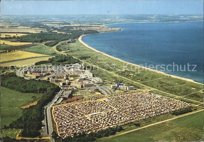 Weissenhaeuser Strand an der Ostsee Fliegeraufnahme