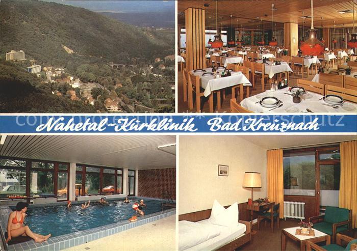 Bad Kreuznach Nahetal Kurklinik Speisesaal Hallenbad Zimmer
