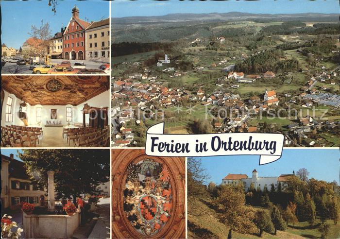 Ortenburg Ortsblick Totalansicht Schloss schoenste Holzdecke Deutschlands Wildpa