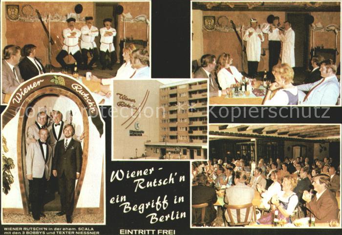 BERLIN  CITY Wiener Rutschn mit den 3 Bobbys und Texter Niessner