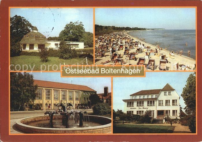 Boltenhagen Ostseebad Konsum Gaststaette Pavillon Strand FDGB Heim Fritz Reuter