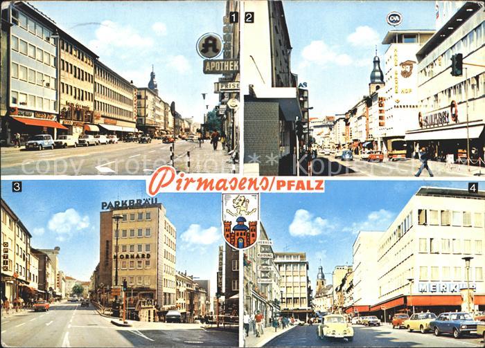 Pirmasens Schlossstrasse und Hauptstrasse