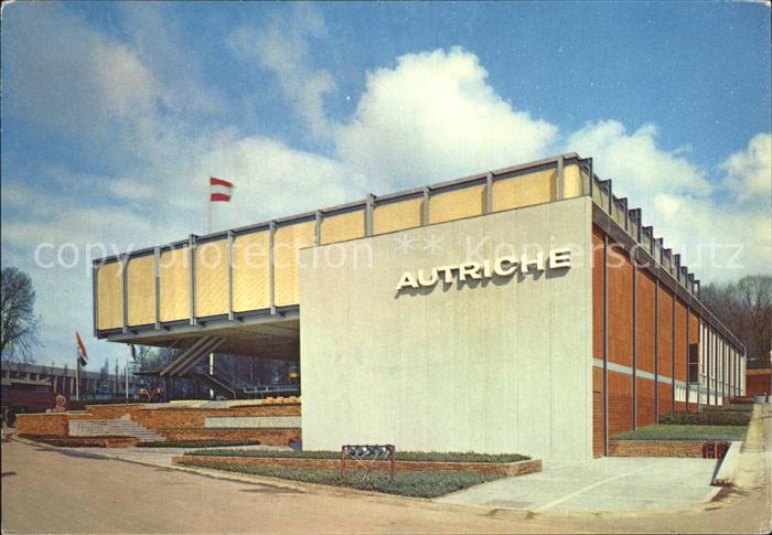 Bruxelles Bruessel Exposition Universelle de Bruxelles Autriche