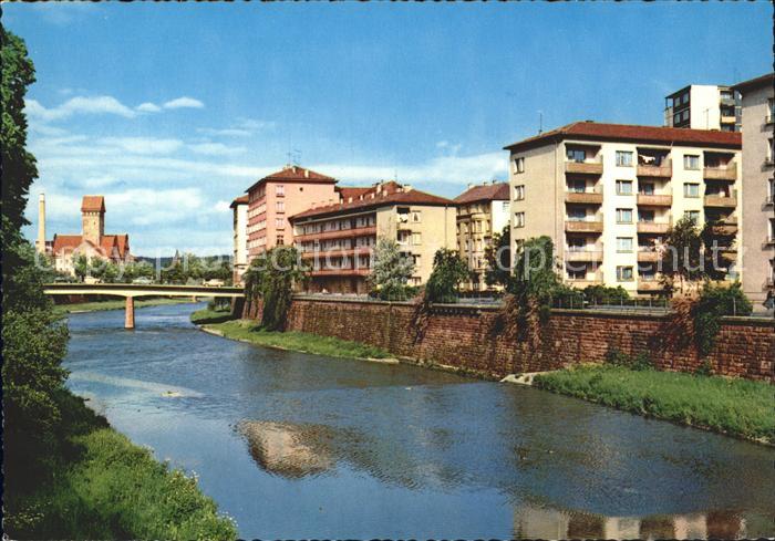 Pforzheim Partie an der Auerbruecke