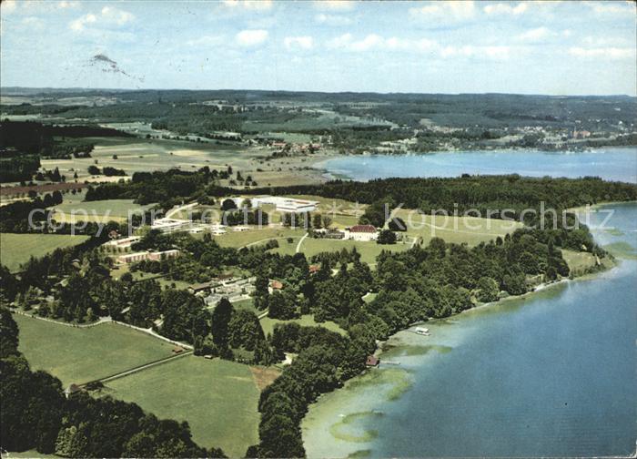 Bernried Starnberger See LVA Oberbayern Klinik Hoehenried Fliegeraufnahme