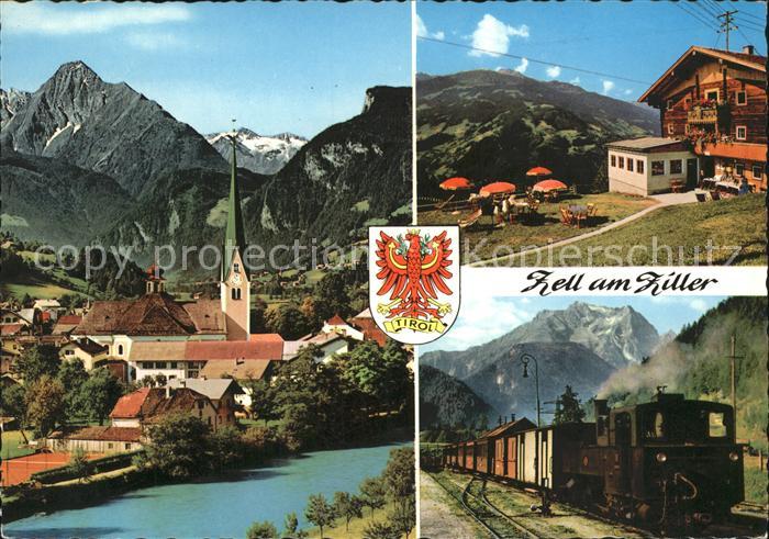 Zell Ziller Tirol Dorfpartie Kirche Bergstation Bergbahn