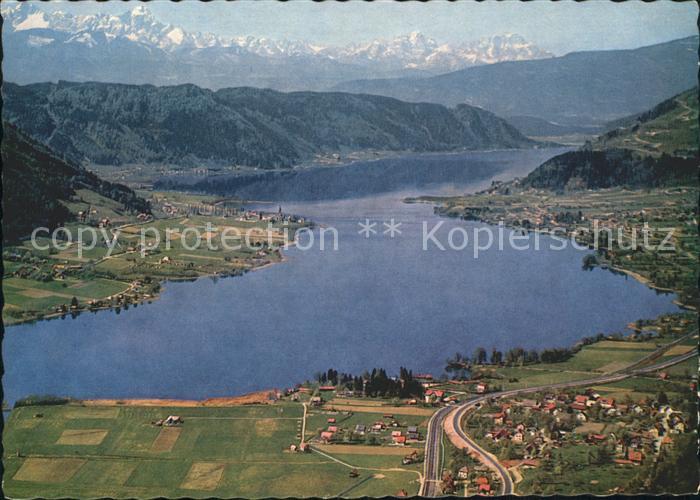 Ossiachersee mit Julische Alpen