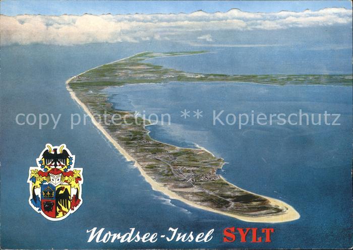 Insel Sylt Fliegeraufnahme