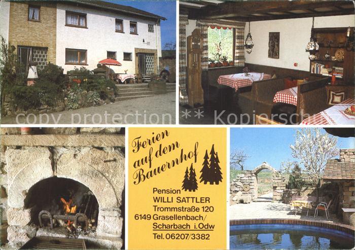 Scharbach Gaststube Grill Swimmingpool