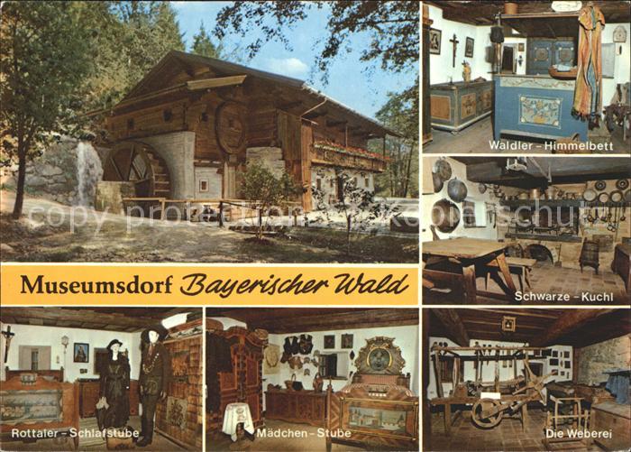 Tittling Museumsdorf Bayerischer Wald Waelder Himmelbett Schwarze Kuchl Rottaler