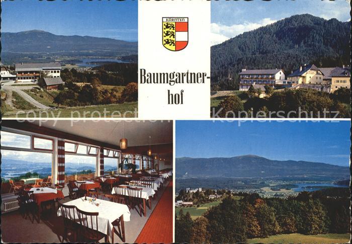 Latschach Velden Baumgartnerhof Alt Finkenstein Gastraum Panorama