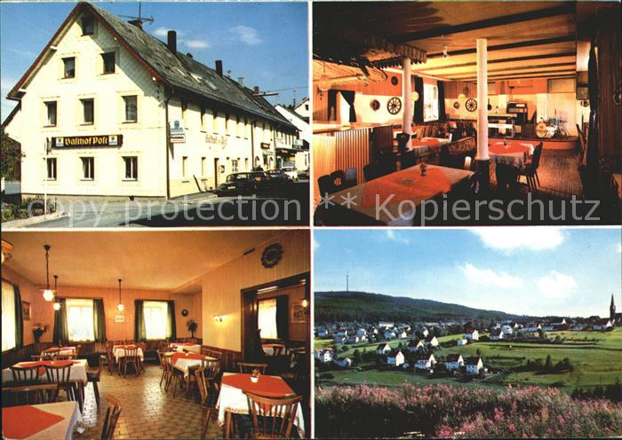 Bischofsgruen Gasthof zur Post Poststube Gesamtansicht