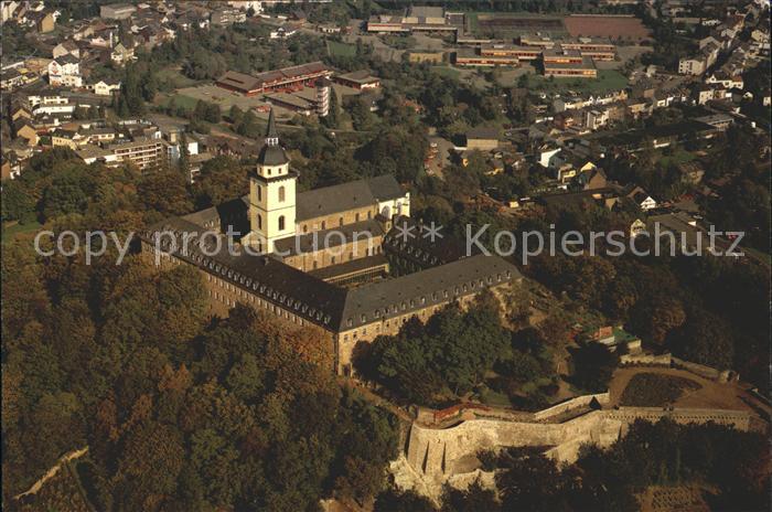 Siegburg Benediktinerabtei St Michael Fliegeraufnahme