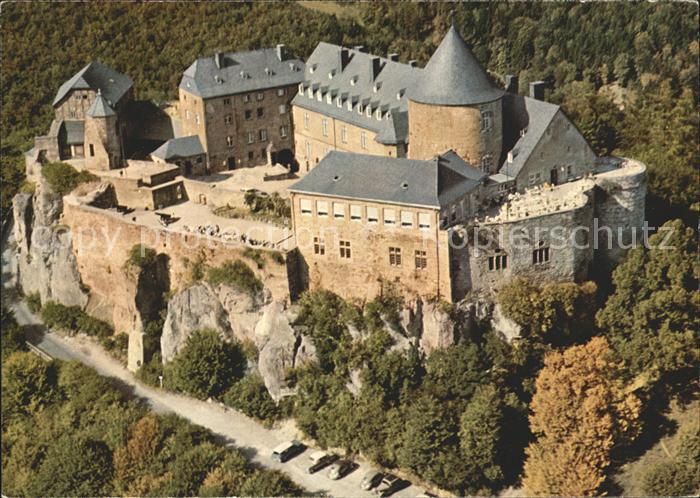 Waldeck Edersee Schloss Waldeck Fliegeraufnahme