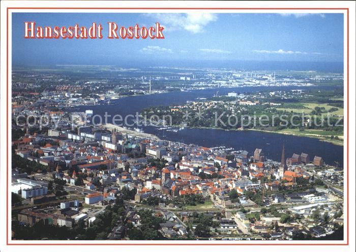 ROSTOCK  CITY Fliegeraufnahme