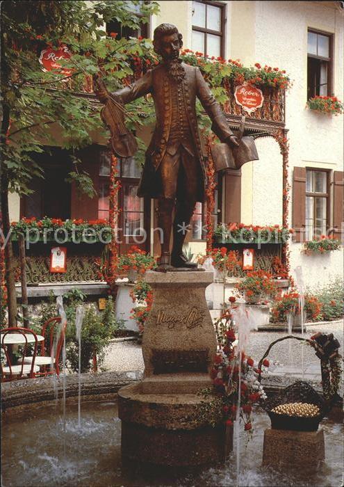 Bad Reichenhall Mozart Brunnen Reberpassage