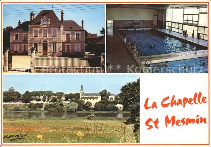 La Chapelle-Saint-Mesmin La Maairie La Piscine l'Eglise et la Loire