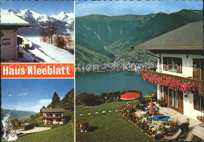 Zell See Landgasthaus Kleeblatt Terrasse Panorama