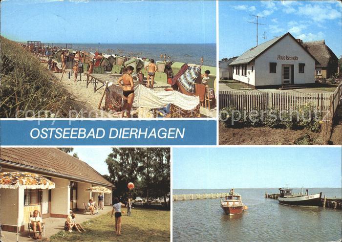 Dierhagen Ostseebad Strand Haus Brands Bungalow Fischerhafen