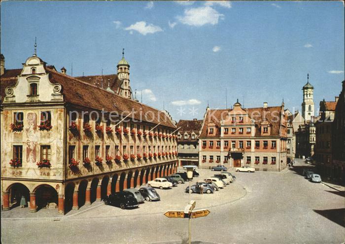 Memmingen Bayern Marktplatz