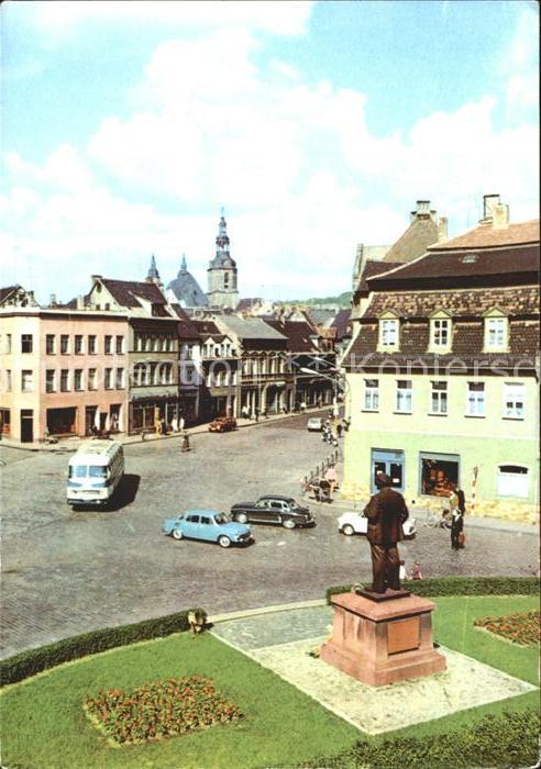 Eisleben Lenindenkmal August Bebel Plan
