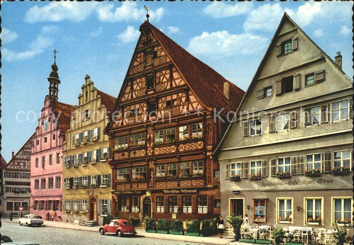Dinkelsbuehl Marktplatz Hotel Deutsches Haus