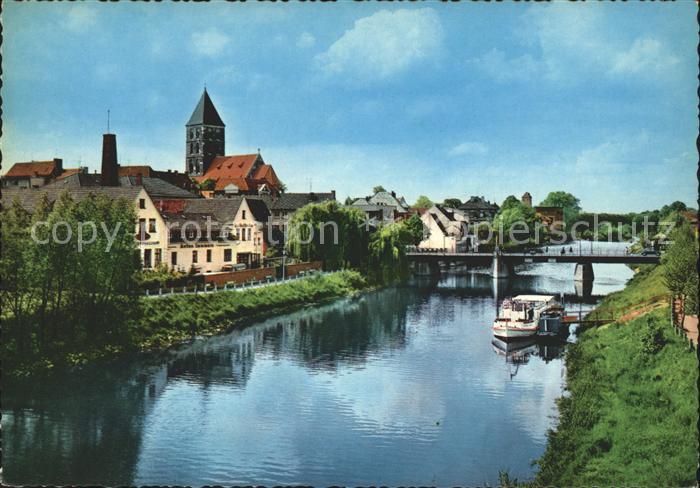 Rheine Emsbruecke Stadtkirche