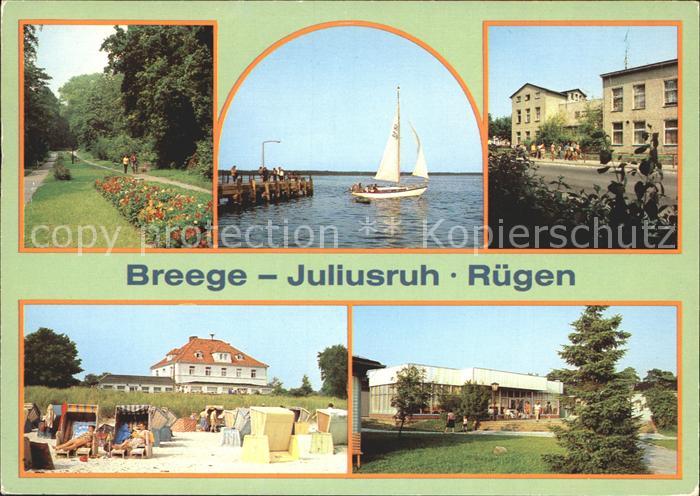Breege Ruegen Juliusruh Park Hafen Bodden Karl Marx Stadt