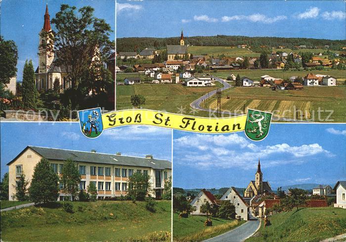 Gross Sankt Florian Teilansichten Kirche
