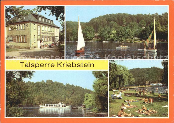 Kriebstein Talsperre Strandgasthaus Fahrgastschiff Sachsen