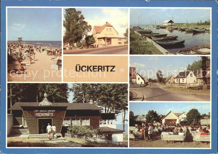 ueckeritz Usedom Strand Ratscafe Bootshafen Hauptstrasse