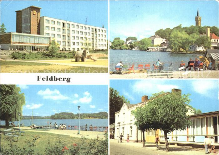 Feldberg Mecklenburg FDGB Erholungsheim Freundschaft Bettenhaus Terrasse Haussee