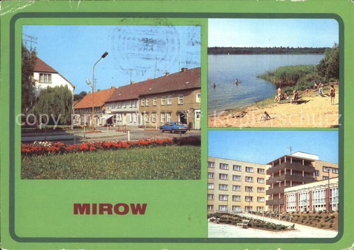 Mirow Karl Marx Strasse Badestelle Mirower See