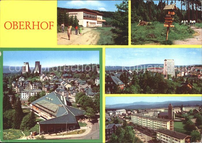 Oberhof Thueringen HO Gaststaette Schanzenbaute Interhotel Panorama Rennsteig
