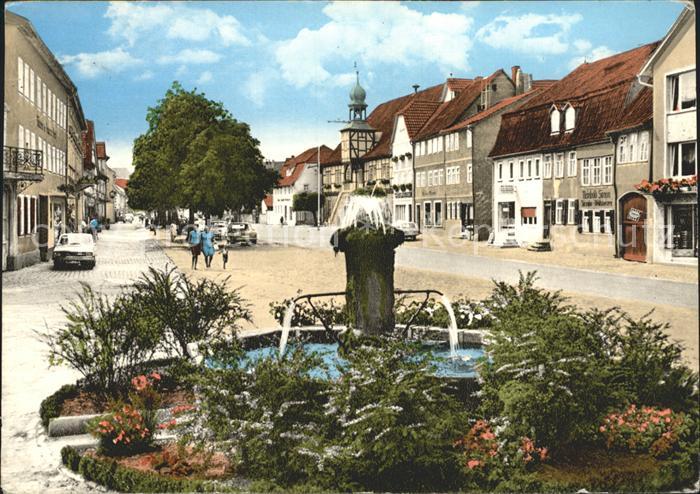 Ostheim Rhoen Brunnen Strassenansicht