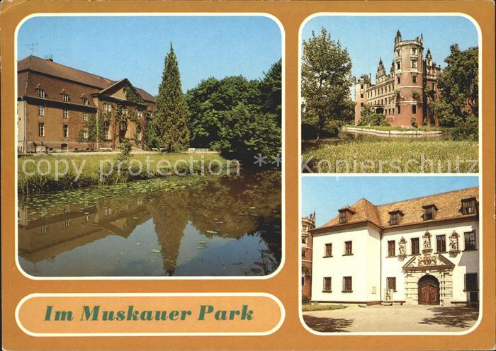 Bad Muskau Oberlausitz Moorbad Schlossruine Altes Schloss