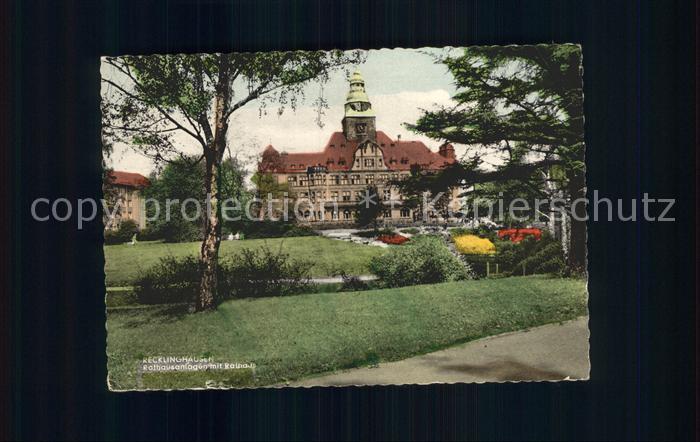 Recklinghausen Westfalen Rathausanlagen Rathaus