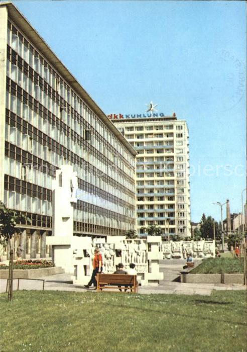 Karl-Marx-Stadt CHEMNITZ Karl-Marx-Allee Stelen Lobgedichte