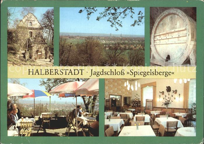 Halberstadt Jagdschloss Spiegelsberge Fass