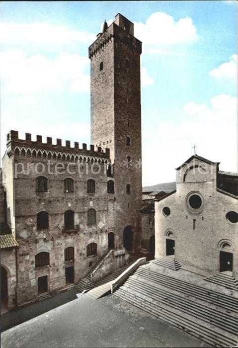 San Gimignano Palazzo del Podesta e Collegiata