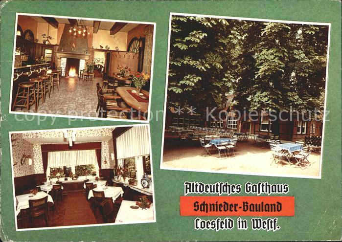 Coesfeld Altdeutsches Gasthaus Schnieder-Bauland