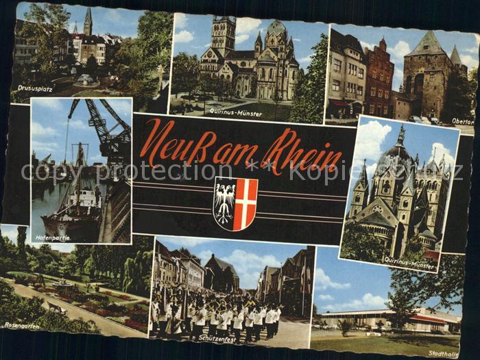 Neuss Schuetzenfest Stadthalle Drususplatz Quirinus-Muenster