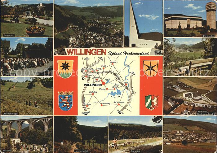 Willingen Sauerland Kurklinik Viadukt Kurkonzert Drachenflieger Hermecketal