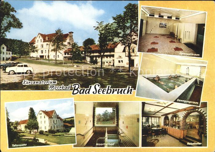 Bad Seebruch Kursanatorium Moorbad Gymnastikraum Moortretbad