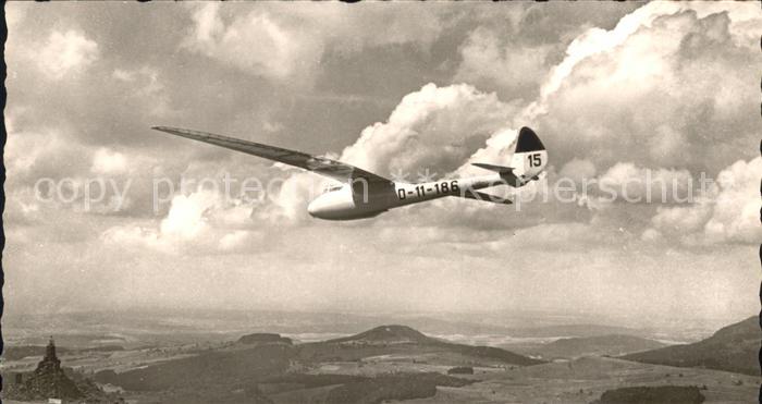 Segelflug Gliding Vol-Voile Vuolo-a-Vela Volo-a-Vela-- Condor II a Rhoen Wasserk