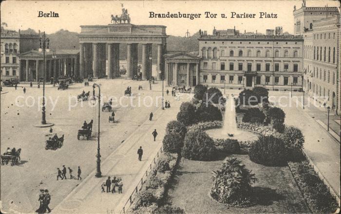 Brandenburgertor Pariser Platz Berlin